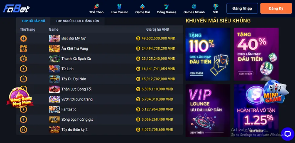 Hoàn trả cược đá gà r88bet hàng tuần